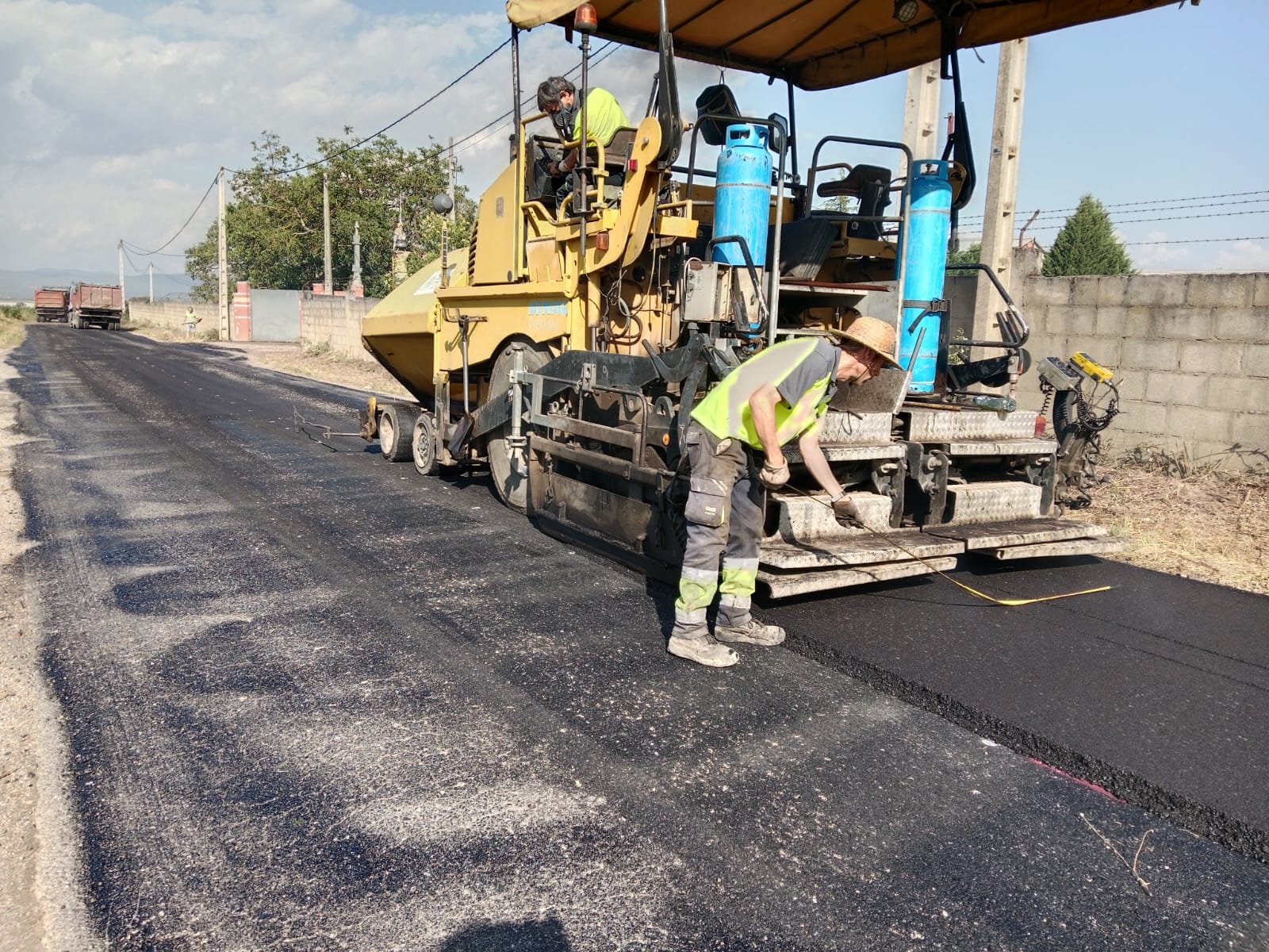 Trabajos en el Camino Baragañas.