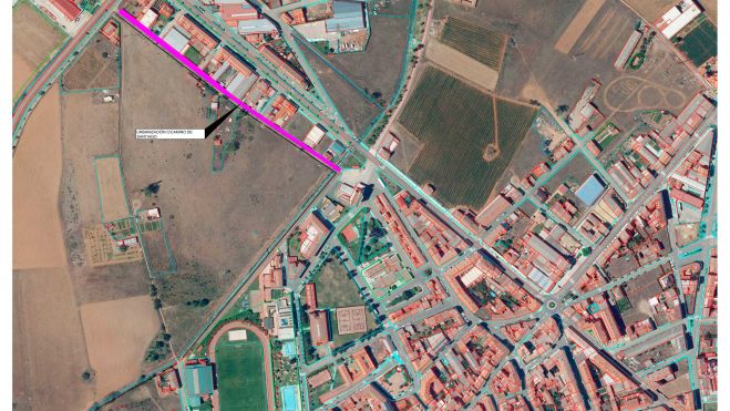 Proyecto de urbanización de la calle Camino de Santiago de Santa María del Páramo