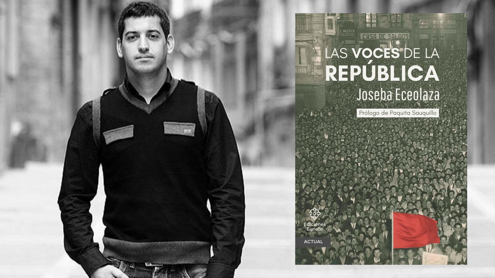 Joseba Eceolaza llega a León con 'Las voces de la República'.