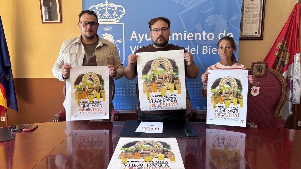 Acto de presentación de la Noche Blanca en Villafranca del Bierzo. | JAVIER FERNÁNDEZ Acto de presentación de la Noche Blanca en Villafranca del Bierzo. | JAVIER FERNÁNDEZ