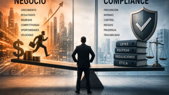El conflicto entre negocio y Compliance es estructural. Javier Puyol, socio director de Puyol Abogados & Partners y reconocido especialista internacional en Compliance, analiza sus causas, riesgos jurídicos y cómo condic El conflicto entre negocio y Compliance es estructural. Javier Puyol, socio director de Puyol Abogados & Partners y reconocido especialista internacional en Compliance, analiza sus causas, riesgos jurídicos y cómo condic