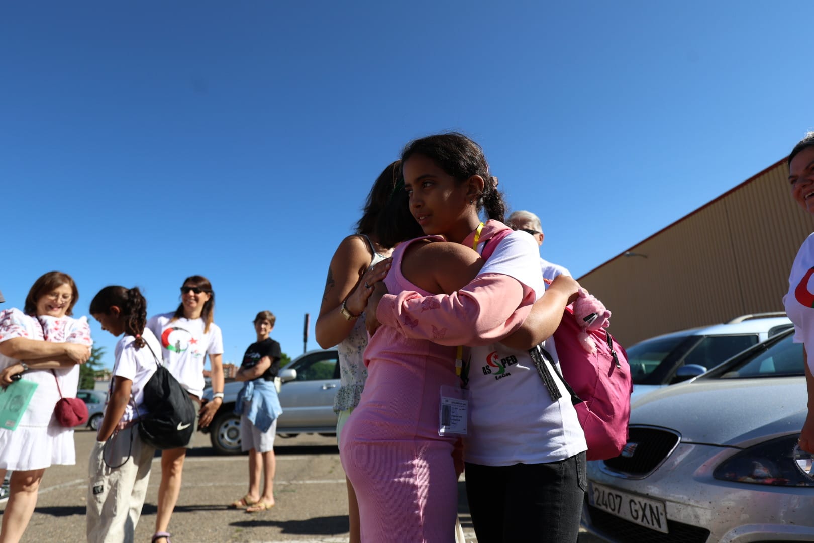 Llegada de los niños saharauis a León. | FERNANDO OTERO Llegada de los niños saharauis a León. | FERNANDO OTERO