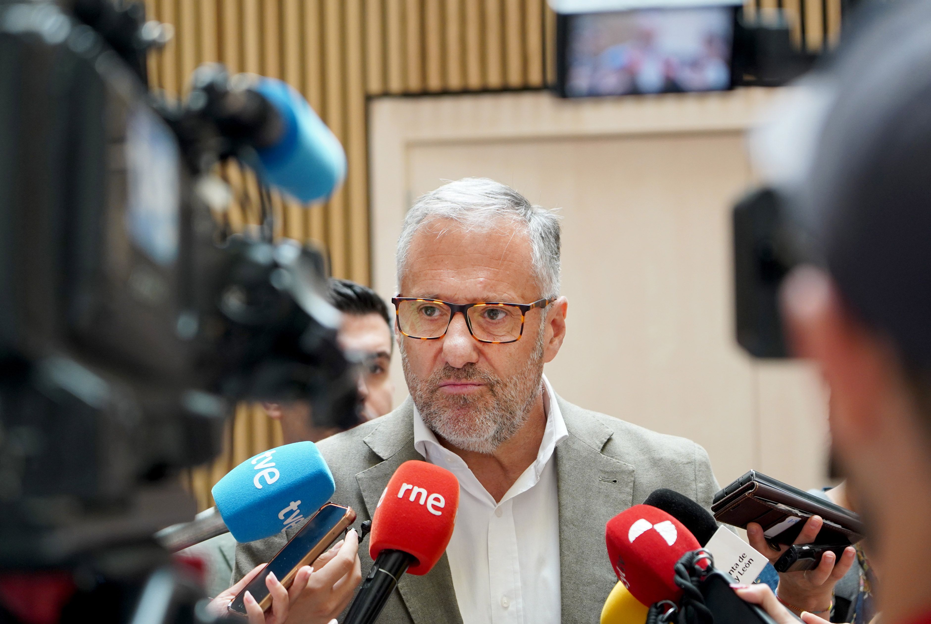 El vicepresidente primero y consejero de Desregulación, Familia y Ayudas Sociales, Carlos Pollán. | ICAL El vicepresidente primero y consejero de Desregulación, Familia y Ayudas Sociales, Carlos Pollán. | ICAL