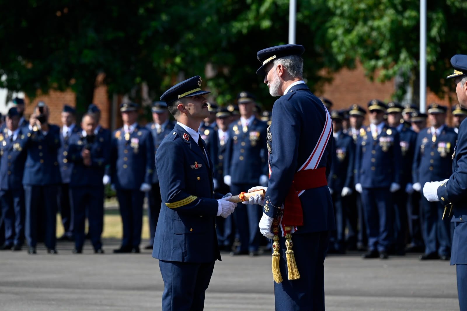  Graduación militar de los nuevos sargentos en la Academia Básica del Aire 