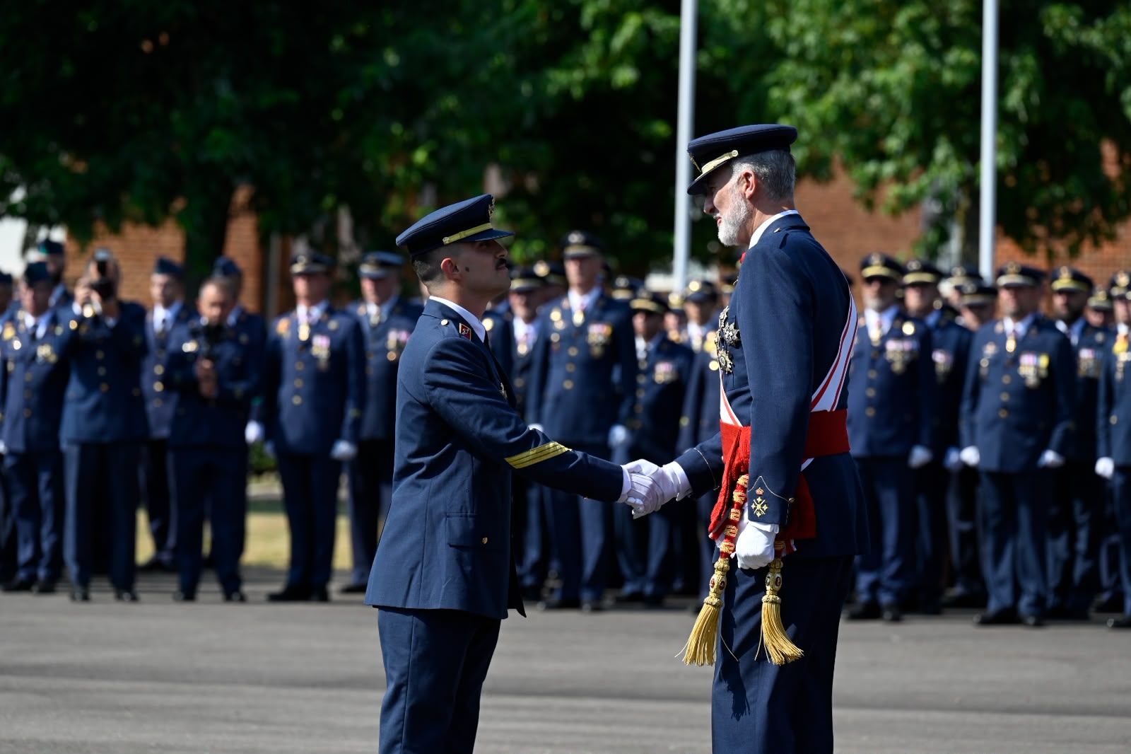  Graduación militar de los nuevos sargentos en la Academia Básica del Aire 