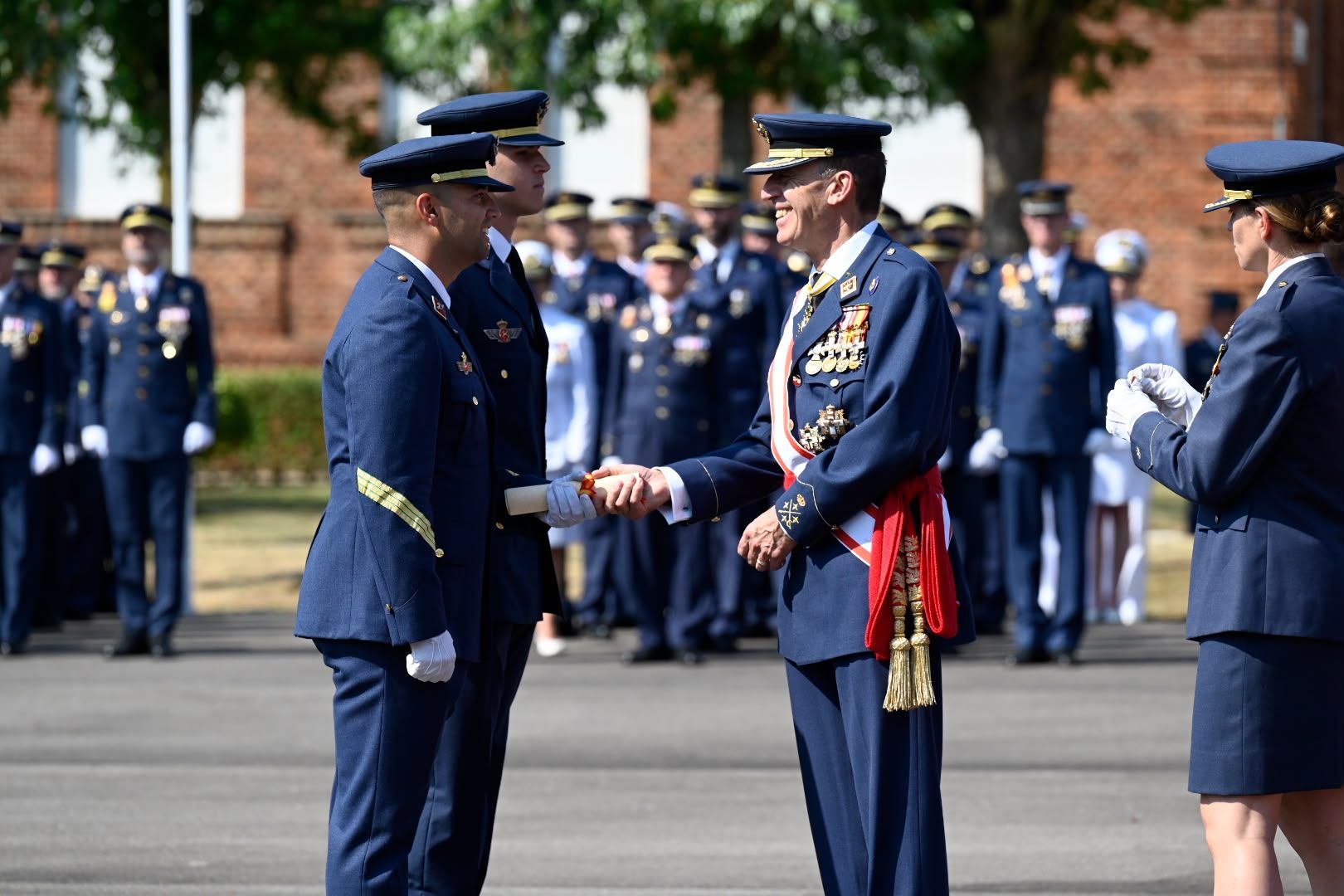 Graduación militar de los nuevos sargentos en la Academia Básica del Aire 