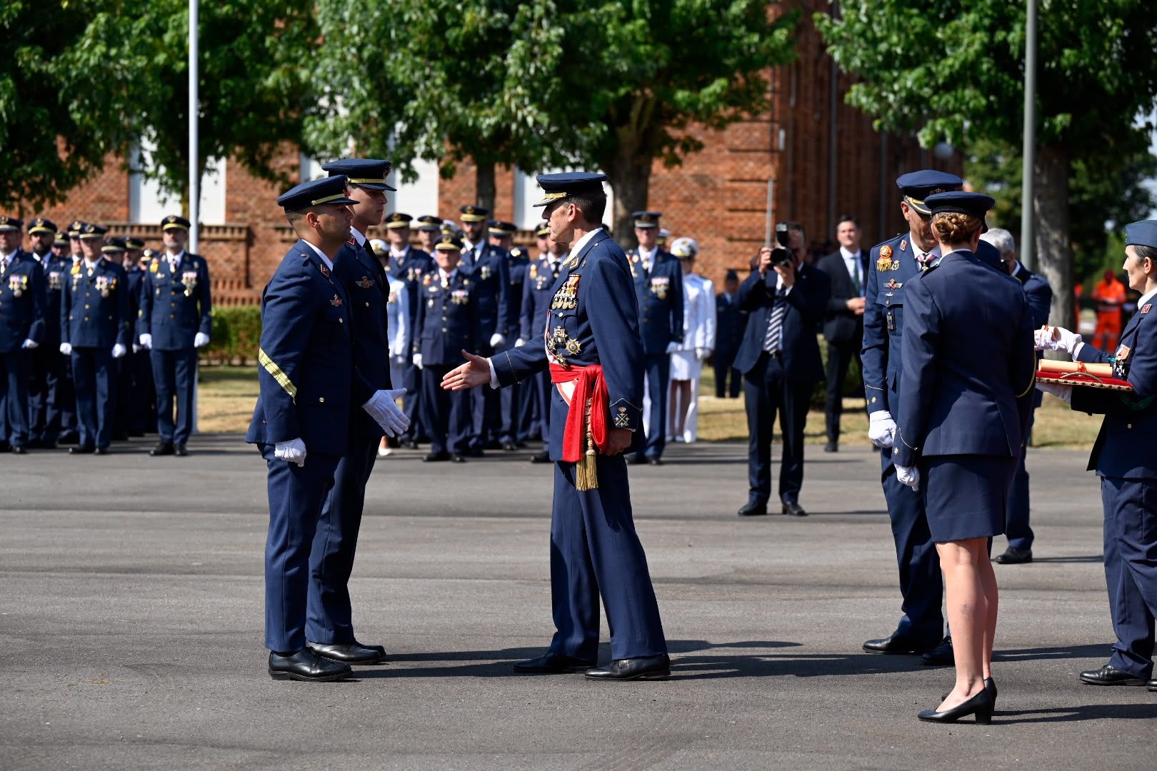  Graduación militar de los nuevos sargentos en la Academia Básica del Aire 