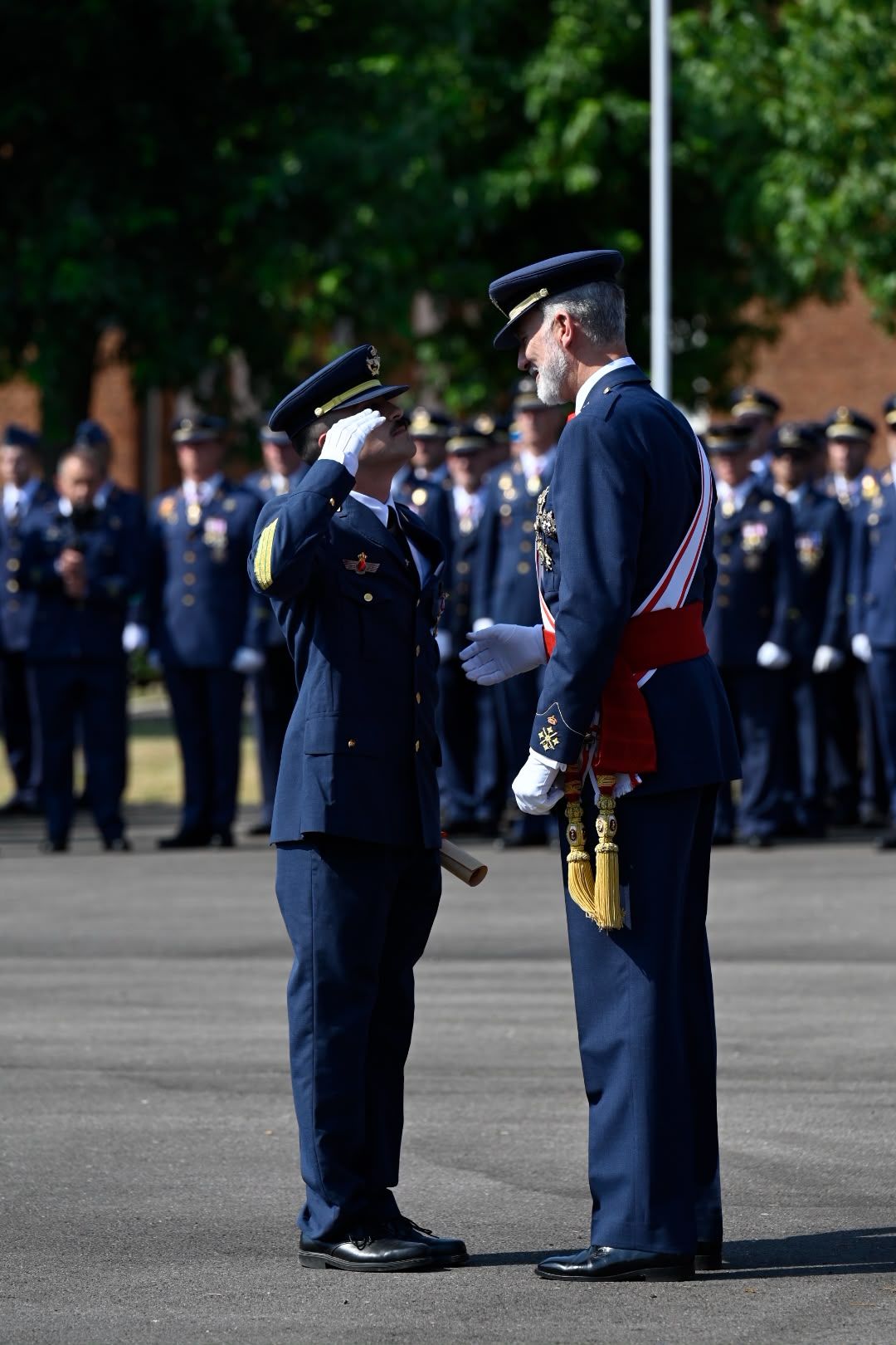  Graduación militar de los nuevos sargentos en la Academia Básica del Aire 
