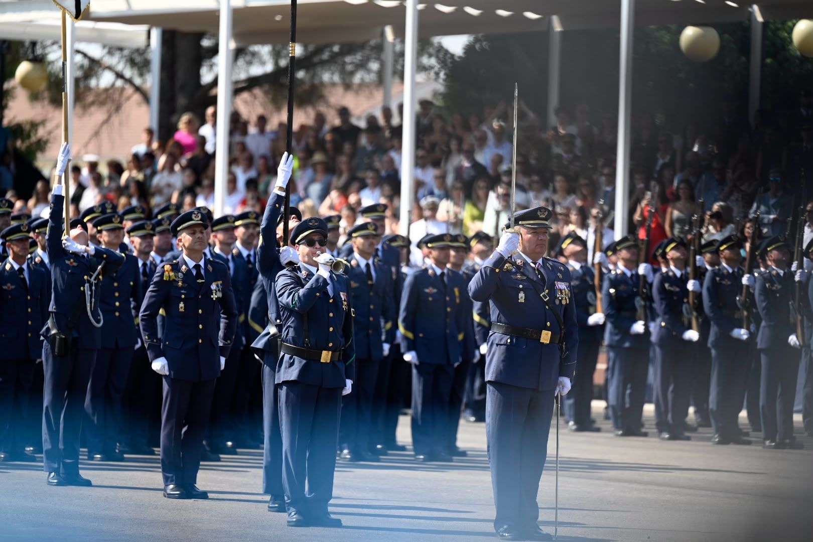  Graduación militar de los nuevos sargentos en la Academia Básica del Aire 