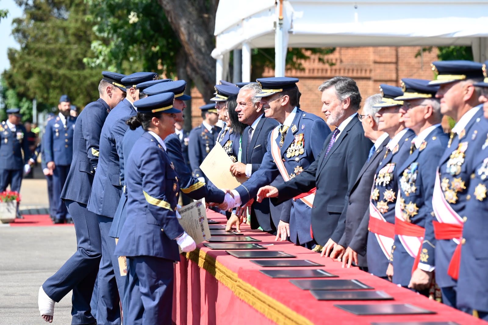  Graduación militar de los nuevos sargentos en la Academia Básica del Aire 