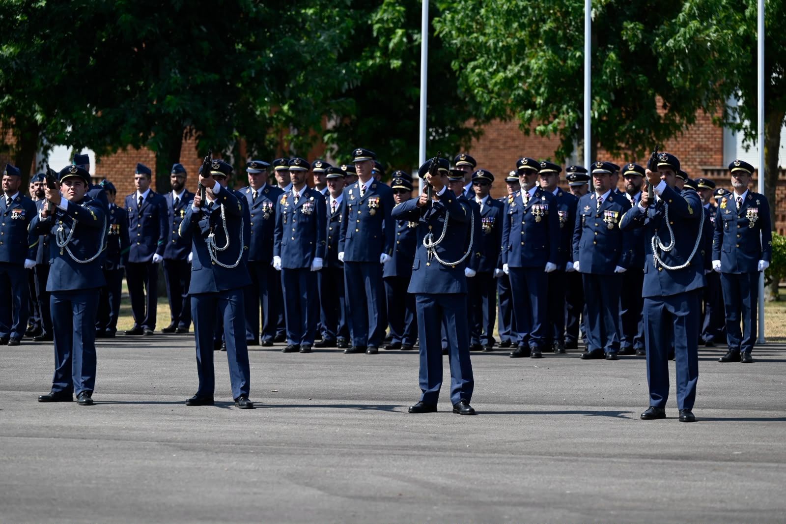  Graduación militar de los nuevos sargentos en la Academia Básica del Aire 