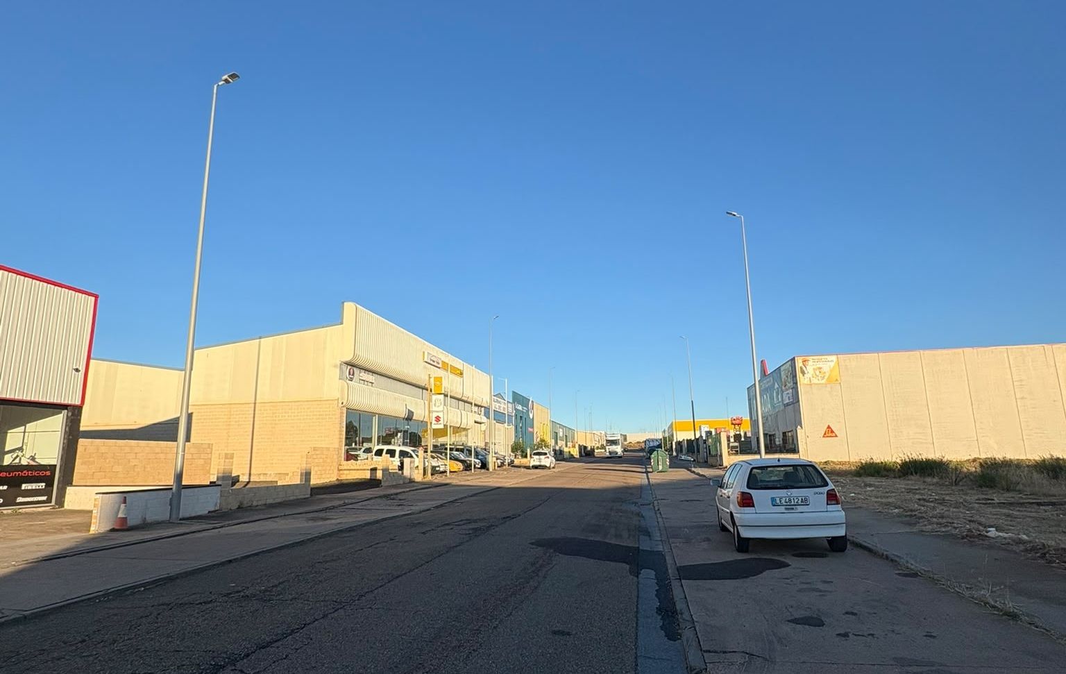 Vista del polígono industrial de Astorga. | L.N.C.