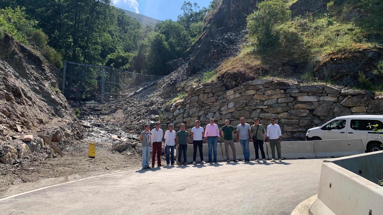 Recepción de la obra de emergencia ejecutada en Peñalba de Santiago.