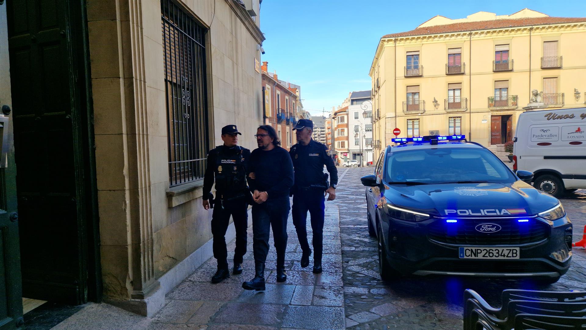 El condenado, a su entrada a la Audiencia Provincial de León en el juicio. | EUROPA PRESS El condenado, a su entrada a la Audiencia Provincial de León en el juicio. | EUROPA PRESS