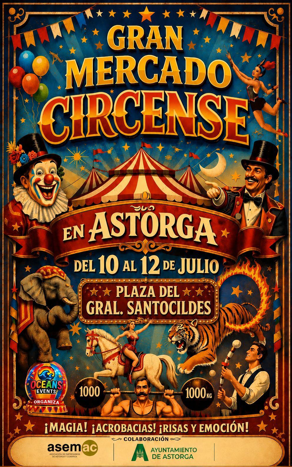Cartel del Gran Mercado Circense. Cartel del Gran Mercado Circense.