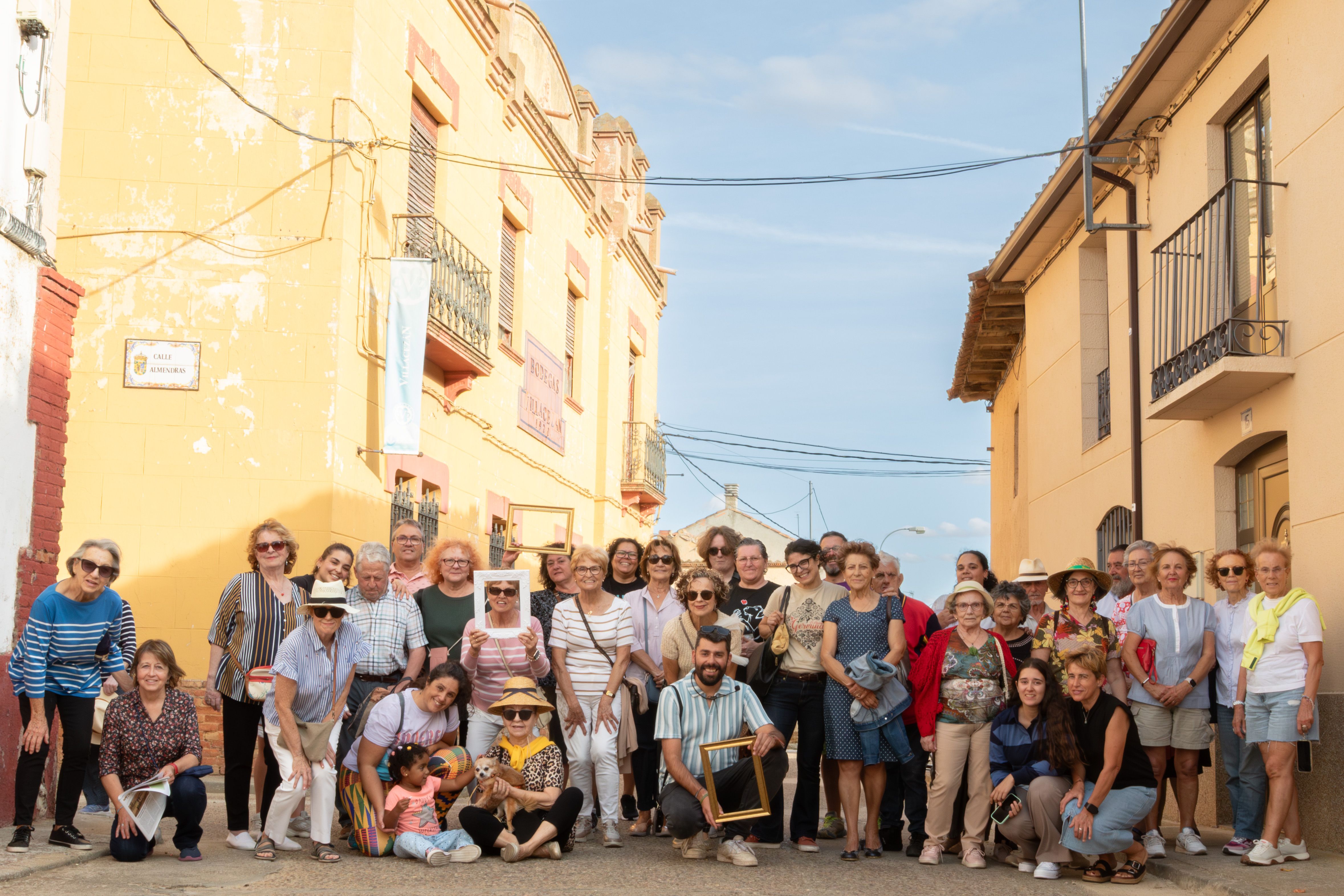 La nómina de participantes en una de las actividades programadas en el marco del proyecto ‘Tierras pobladas’. | NOEMÍ GARCÍA