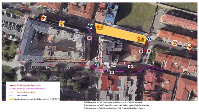Obras en el colector en profundidad de la avenida Mariano Andrés | L.N.C. Obras en el colector en profundidad de la avenida Mariano Andrés | L.N.C.