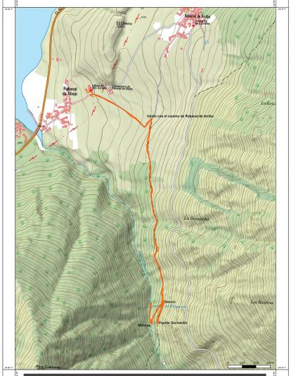 Cascada Pimpanón mapa Cascada Pimpanón mapa