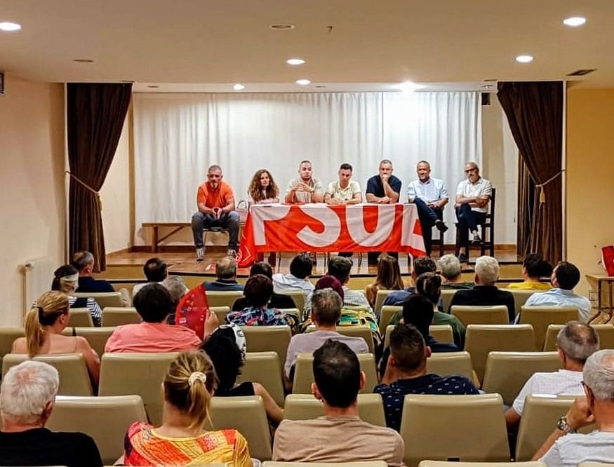 Jornada del PSOE de León celebrada en Cacabelos. Jornada del PSOE de León celebrada en Cacabelos.