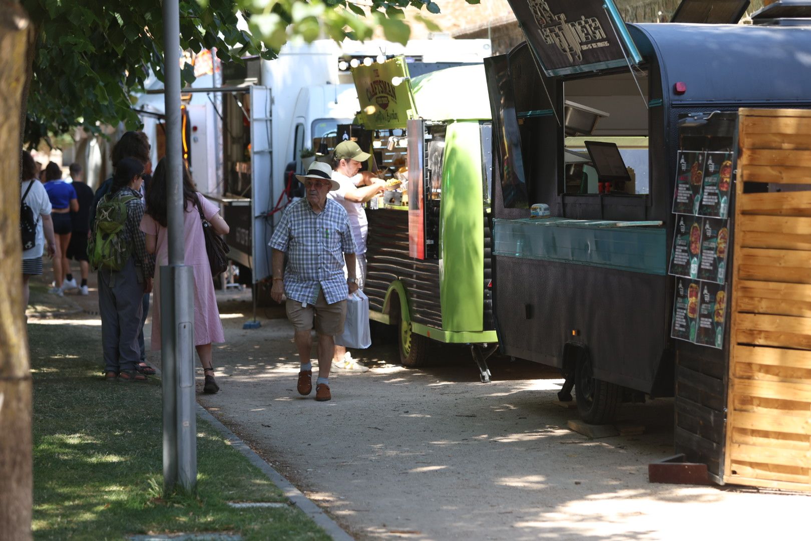 Festival Street Food en el Jardín de la Sinagoga. | FERNANDO OTERO