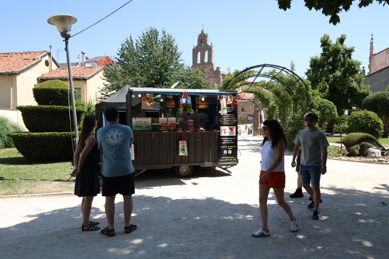 Festival Street Food en el Jardín de la Sinagoga. | FERNANDO OTERO