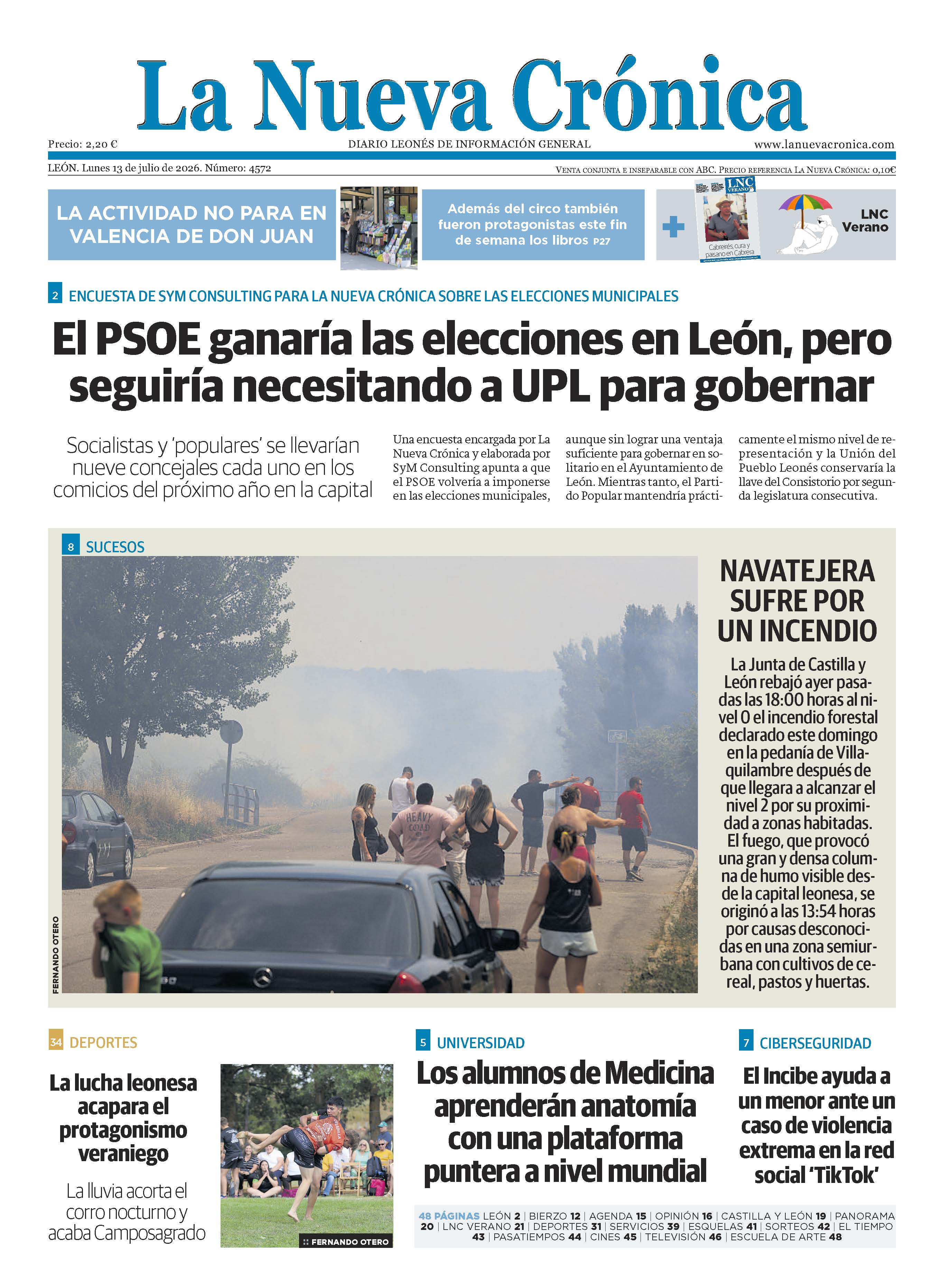13 07 2026 La Nueva Crónica