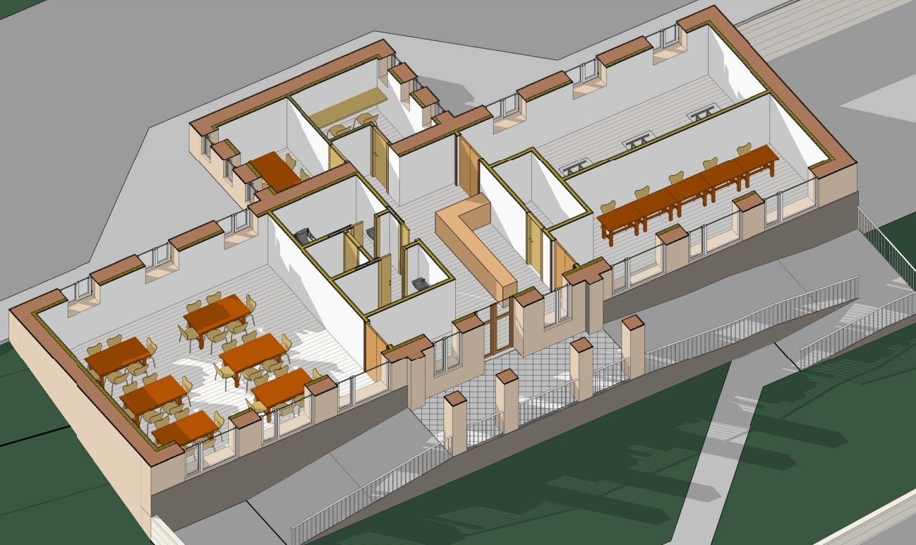 Imagen del proyecto de reforma que se prevé acometer en el interior. L.N.C. Imagen del proyecto de reforma que se prevé acometer en el interior. L.N.C.