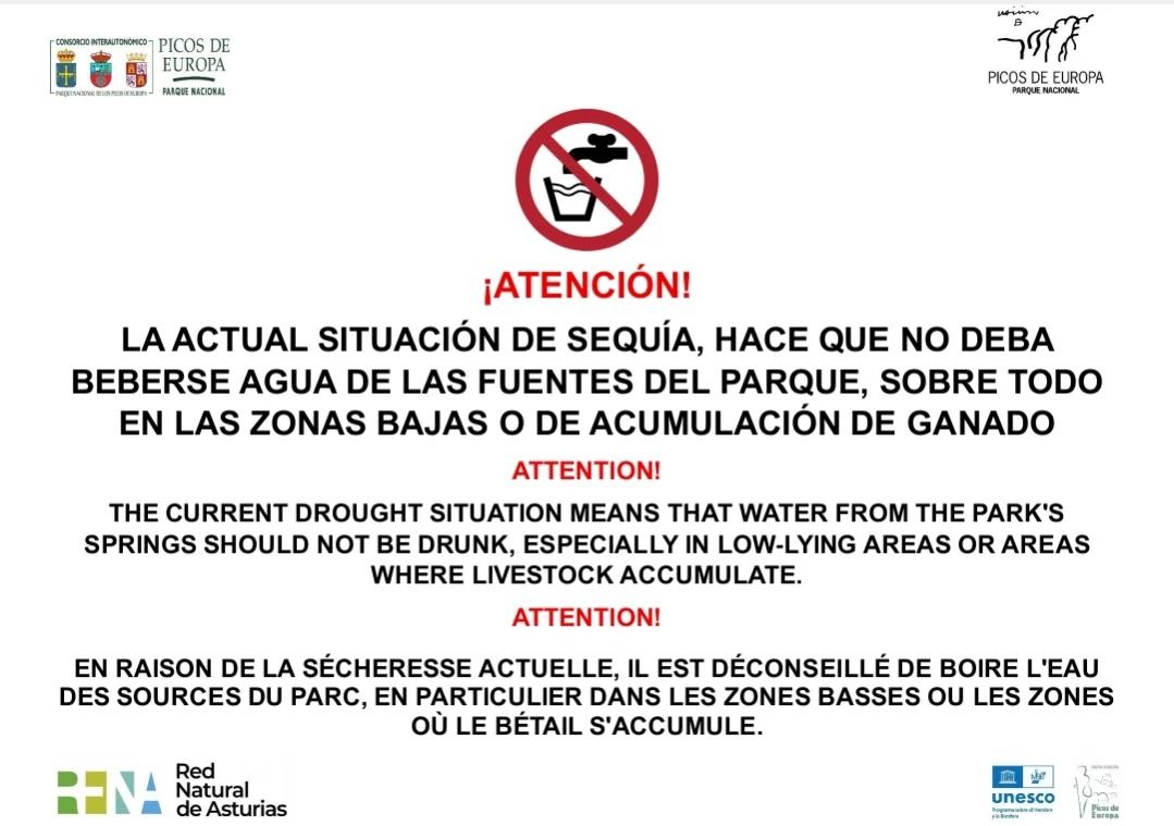 Aviso difundido en redes sociales del parque nacional | L.N.C. Aviso difundido en redes sociales del parque nacional | L.N.C.