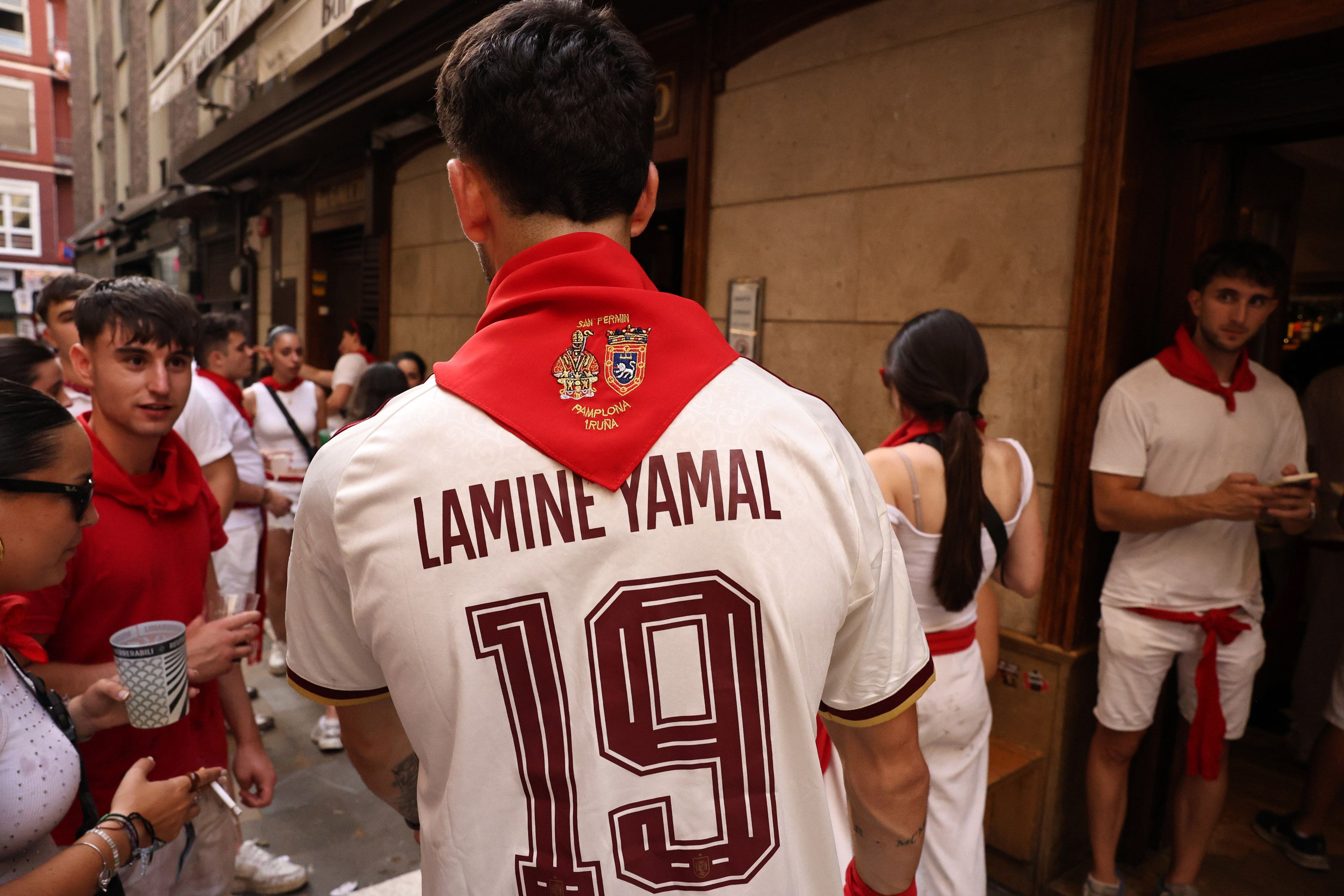 Los Sanfermines, capturados por un fotógrafo leonés. | MIGUEL ÁNGEL LAZO