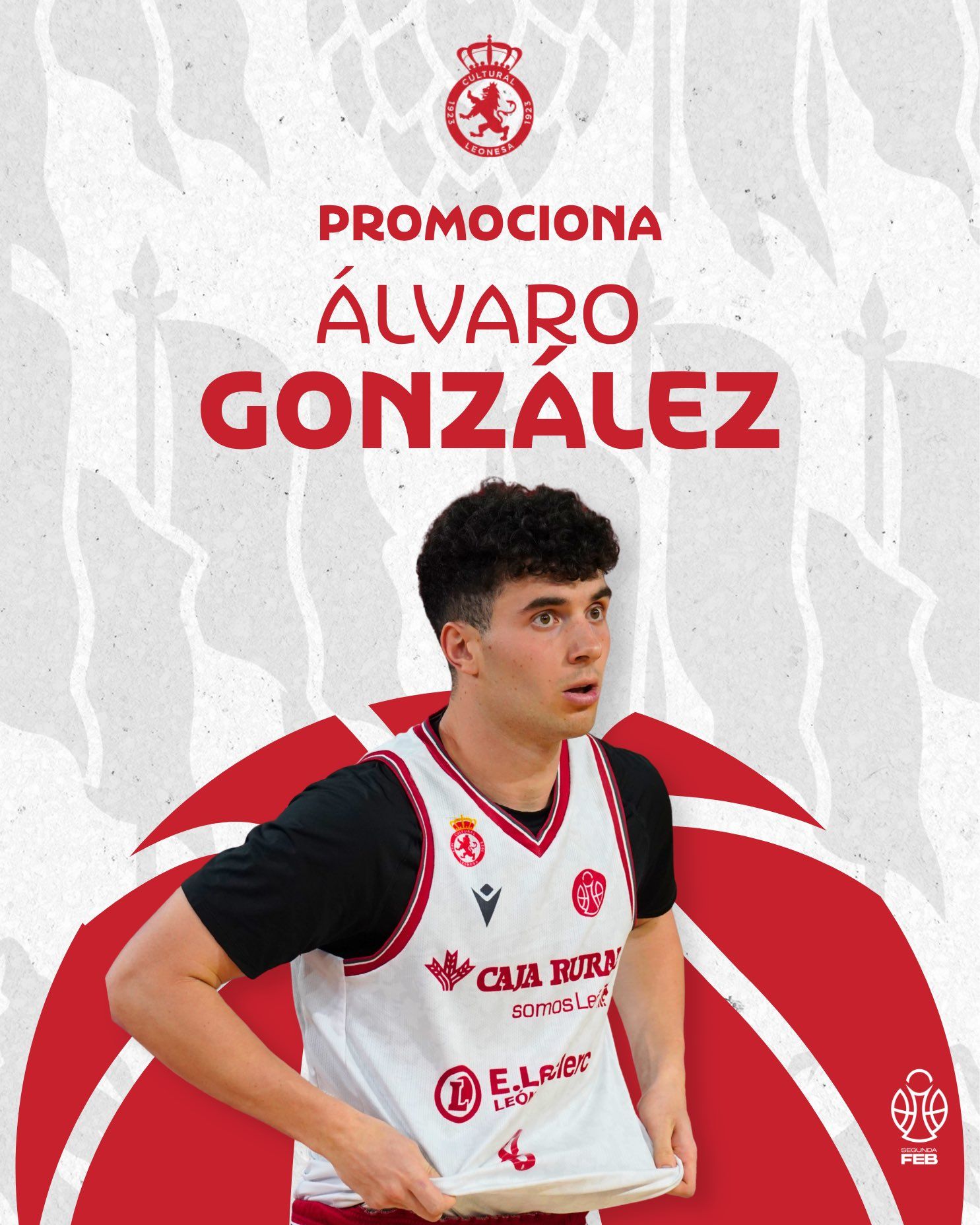 Álvaro González promociona a la Cultural y Deportiva Leonesa. CULTURAL Álvaro González promociona a la Cultural y Deportiva Leonesa. CULTURAL