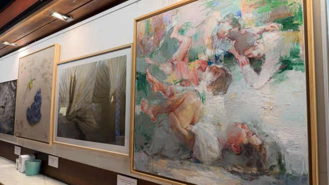 Algunas obras seleccionadas en el XII Certamen de Artes Visuales del Camarote. SAÚL ARÉN Algunas obras seleccionadas en el XII Certamen de Artes Visuales del Camarote. SAÚL ARÉN