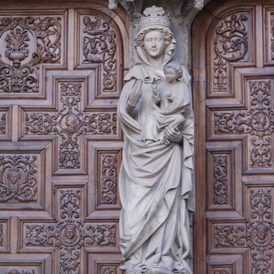 La Virgen Blanca de la Catedral de León.