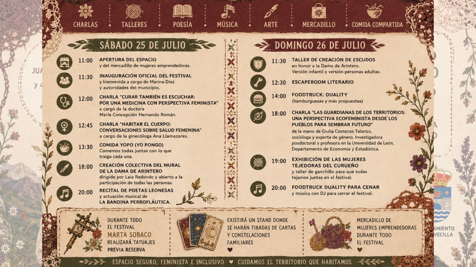 La programación completa del Festival Juana de La Cándana de Curueño.