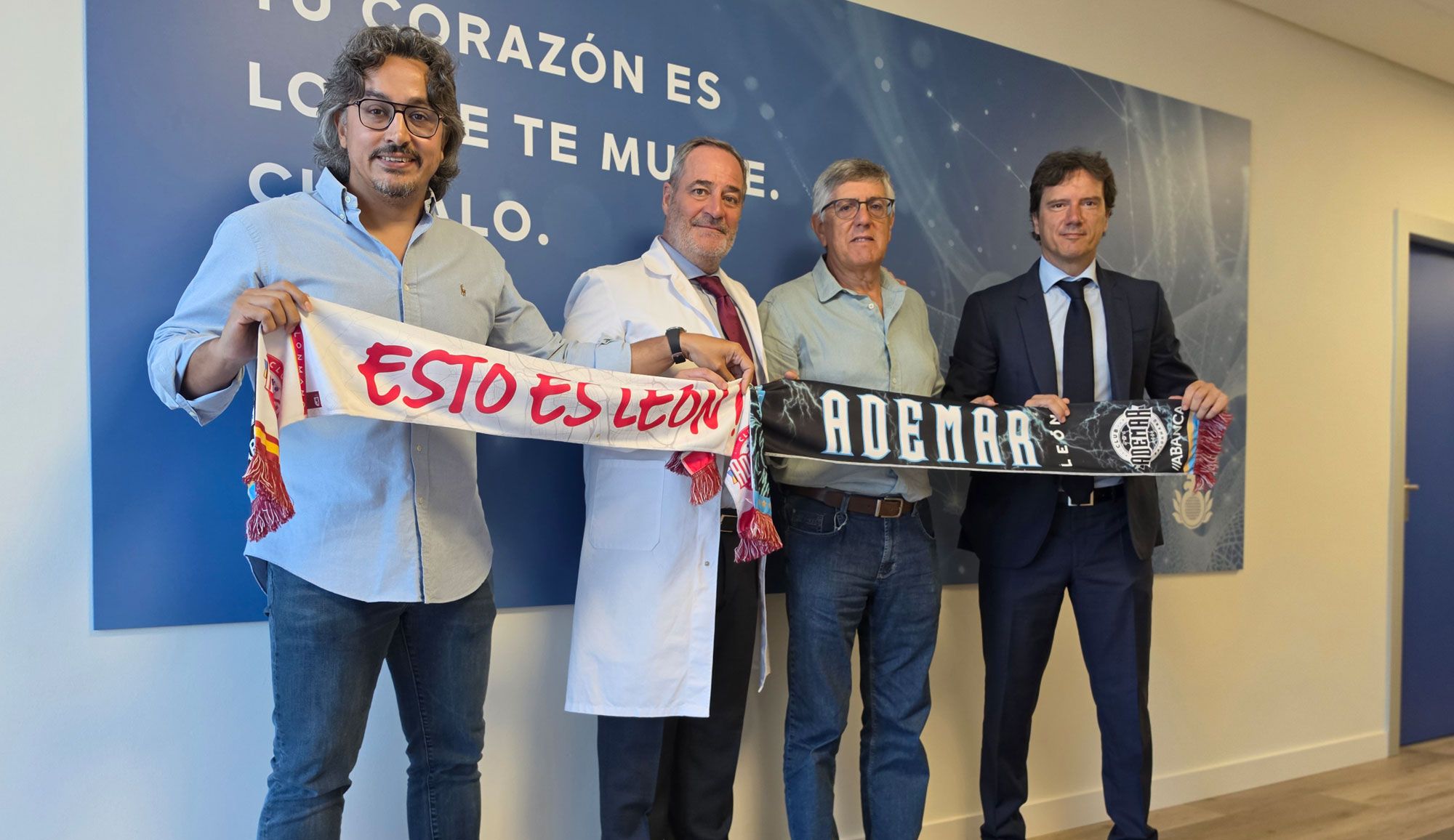 Presentación del acuerdo entre San Juan de Dios y el Ademar. | L.N.C.
