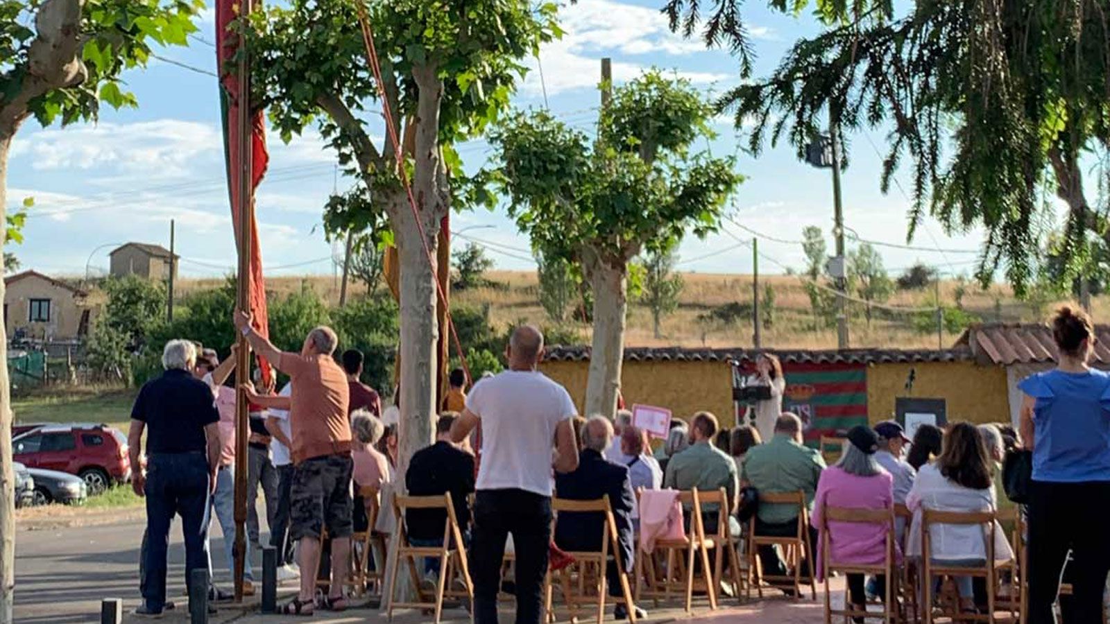 Una edición anterior de la lectura de los Fueros de León en Villafeliz. | L.N.C. Una edición anterior de la lectura de los Fueros de León en Villafeliz. | L.N.C.