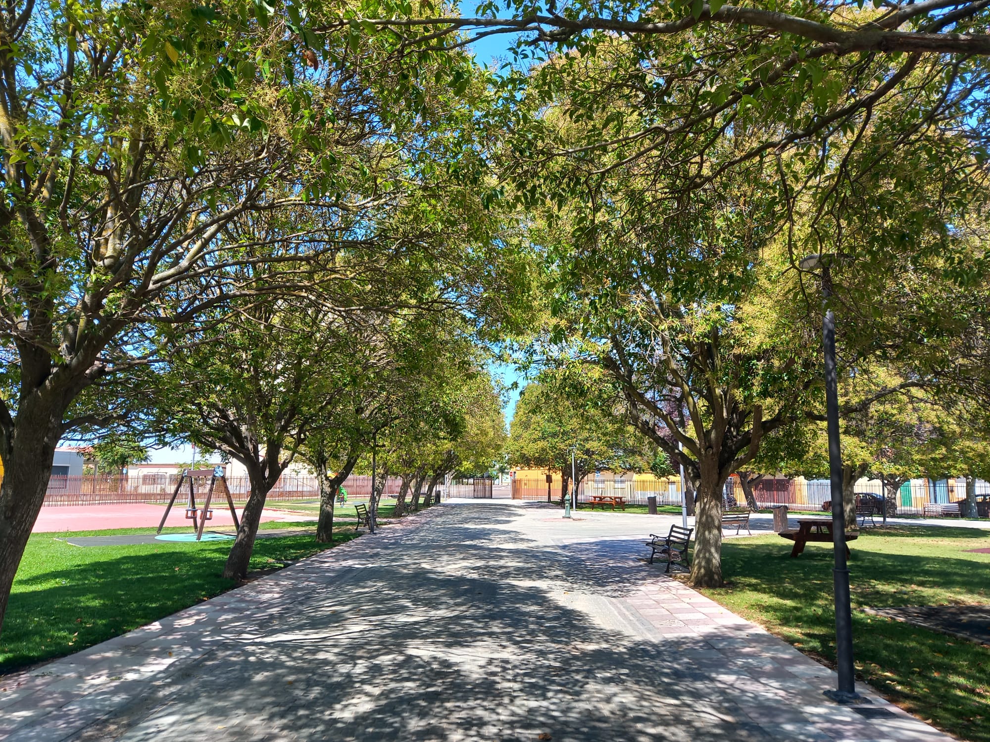 Parque infantil de Santa María del Páramo. | L.N.C.
