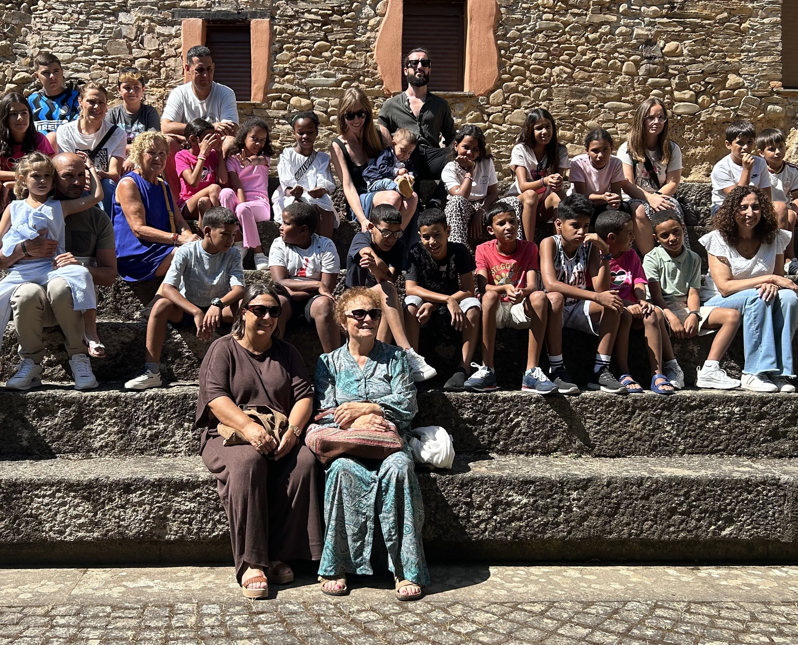 Recepción de los niños saharauis en Ponferrada. 