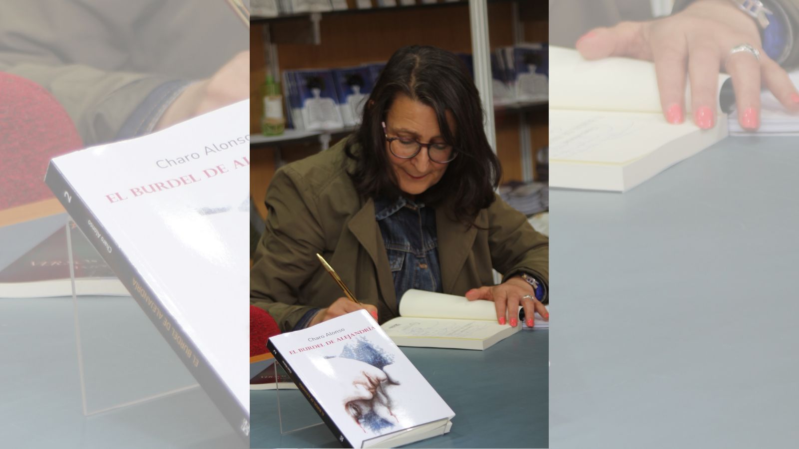 La autora de 'El burdel de Alejandría', Charo Alonso. | FERNANDO SÁNCHEZ GÓMEZ La autora de 'El burdel de Alejandría', Charo Alonso. | FERNANDO SÁNCHEZ GÓMEZ
