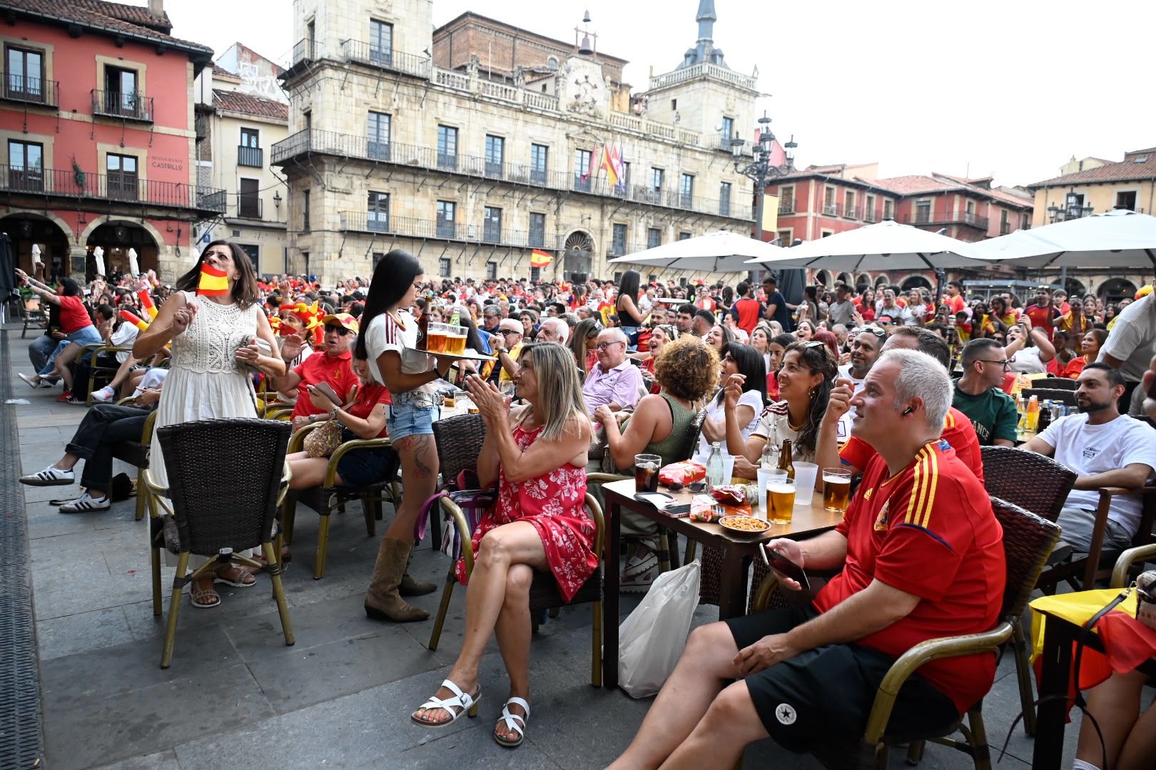 Así se vivió la final  del Mundial en León 