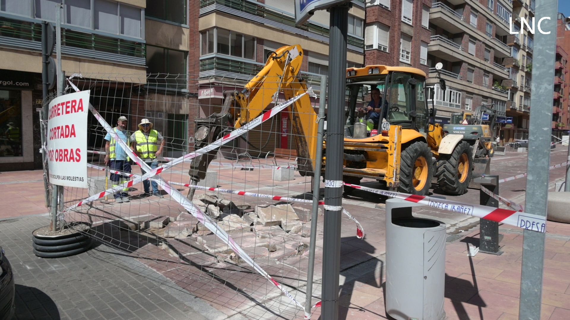 Las máquinas vuelven al tramo final de Padre Isla Las máquinas vuelven al tramo final de Padre Isla