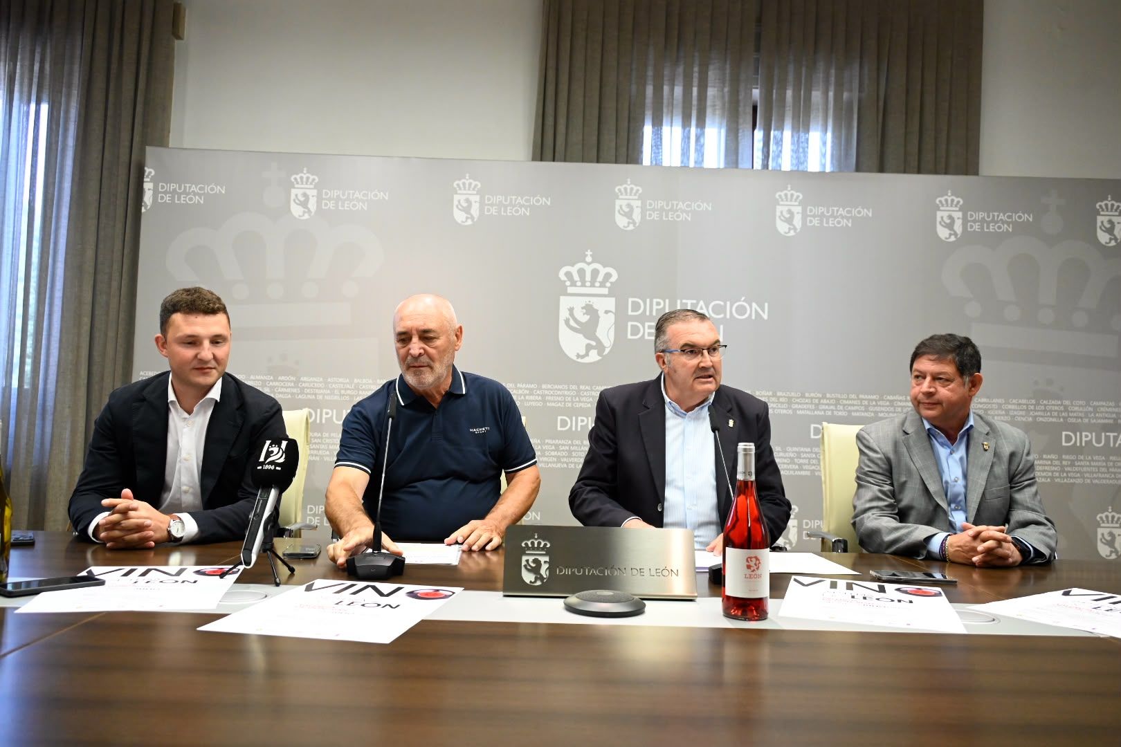 Ángel Pérez Muñoz, Rafael Blanco, Roberto Aller y José Jiménez durante la presentación. | SAÚL ARÉN