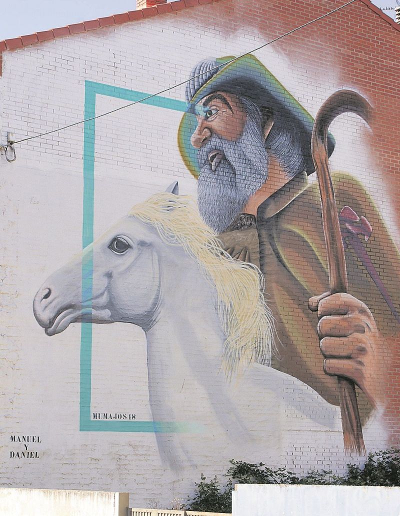 Santiago Peregrino en Sahagún. Santiago Peregrino en Sahagún.