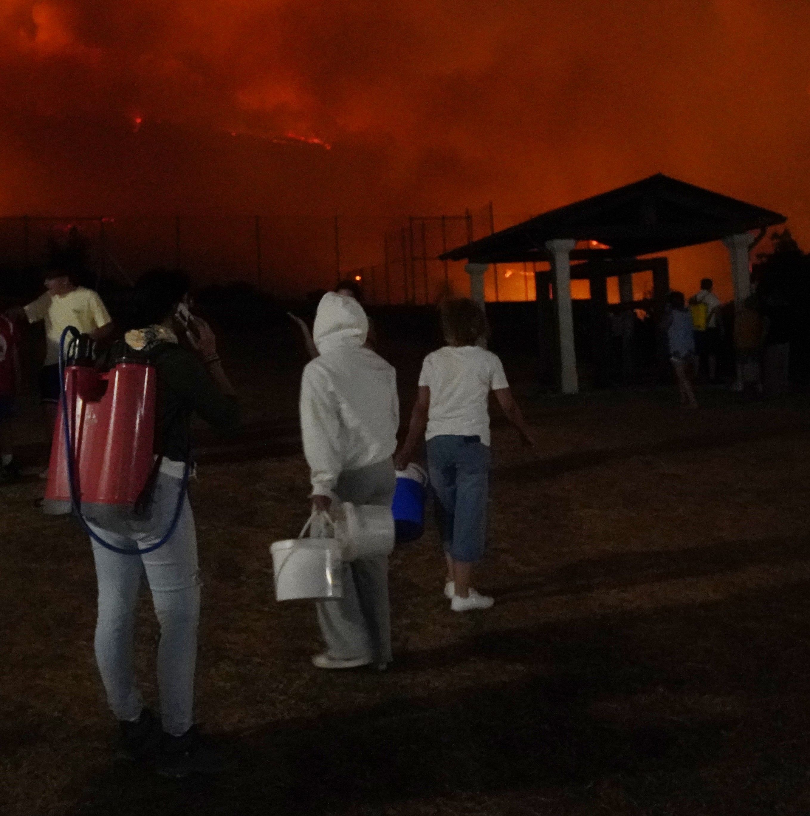 Momento en el que se produjo el desalojo de los pueblos. | ICAL