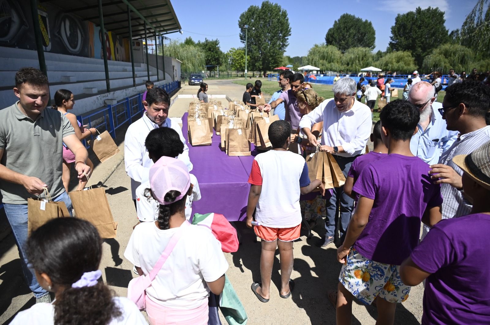 Niños saharauis en Valencia de Don Juan 