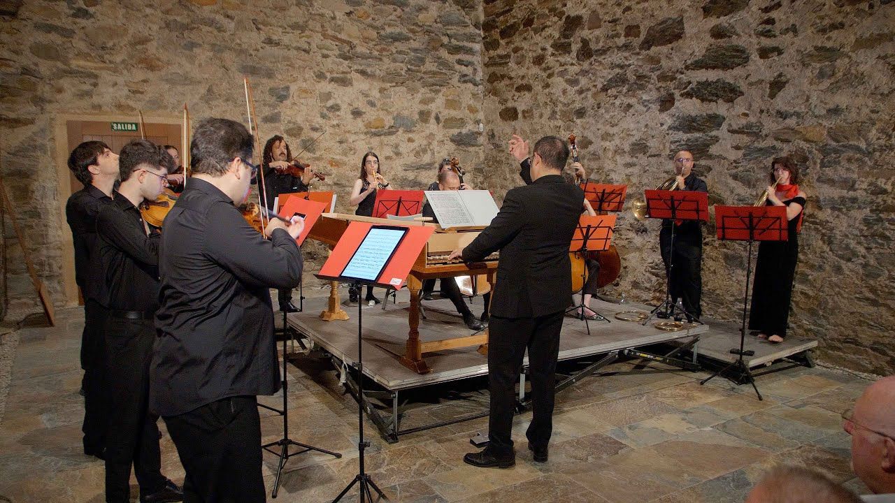 Ensemble Barroco Ponferrada en una de sus actuaciones en el Castillo.