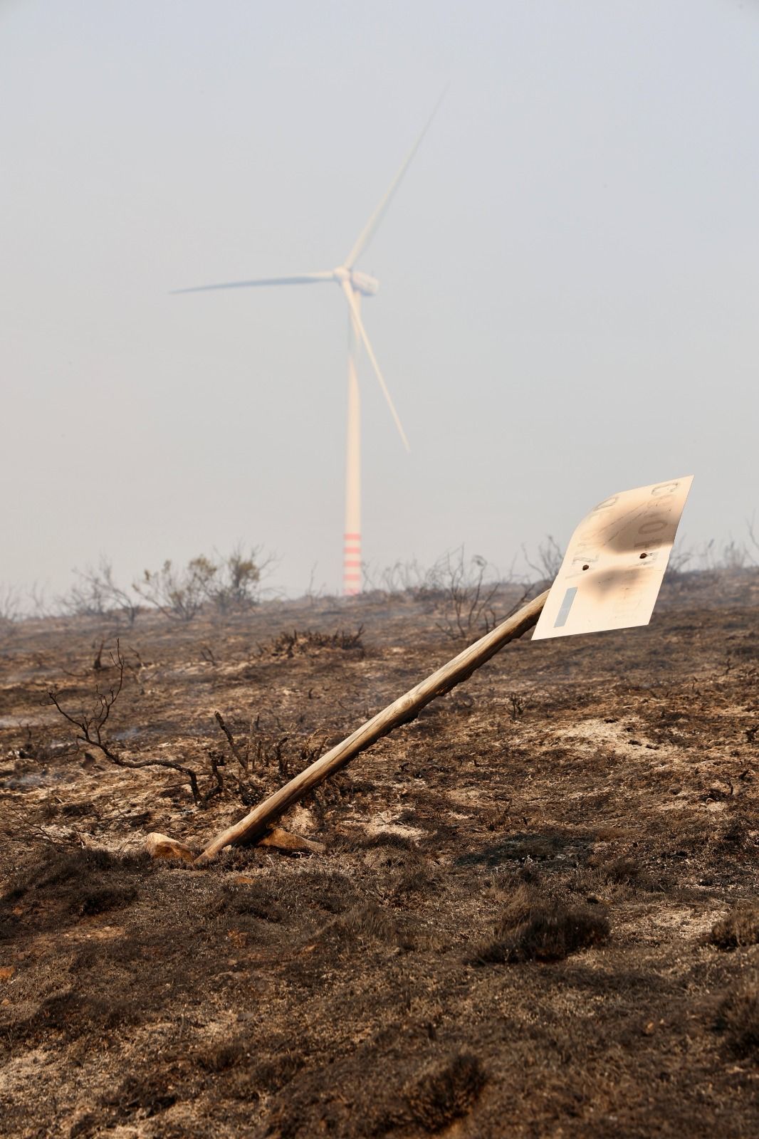 Incendio forestal de nivel dos en Murias de Ponjos 