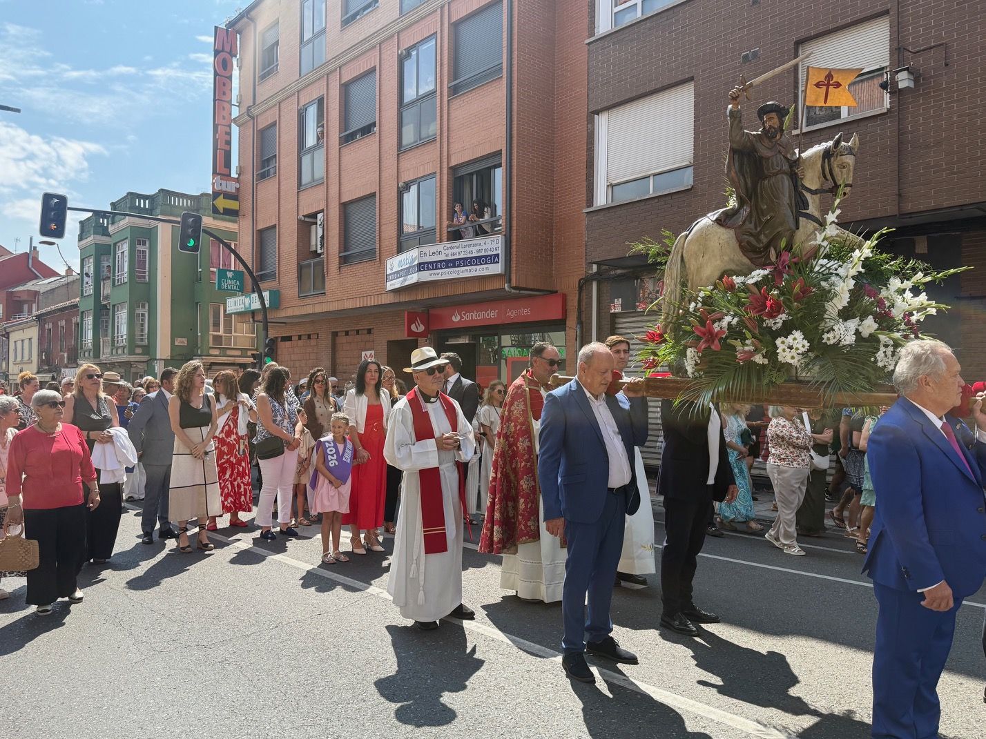Trobajo del Camino honra a Santiago Apóstol 