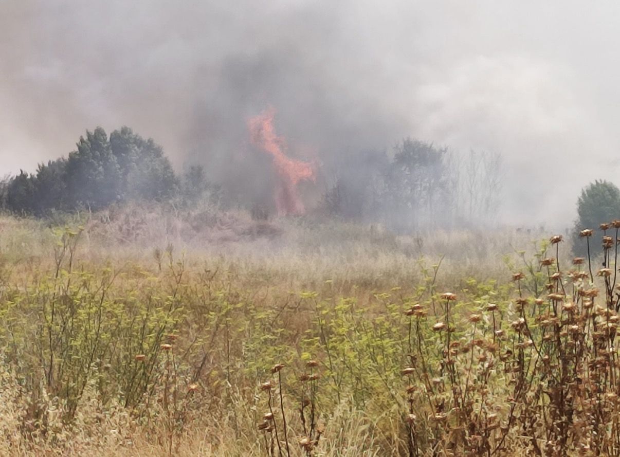 Incendio reciente en San Andrés