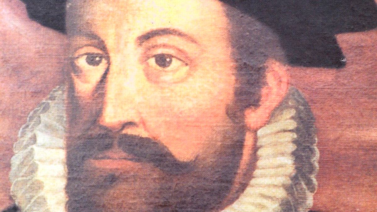 Cuadro de Lope García de Castro, enterrado en Villanueva de Valdueza.