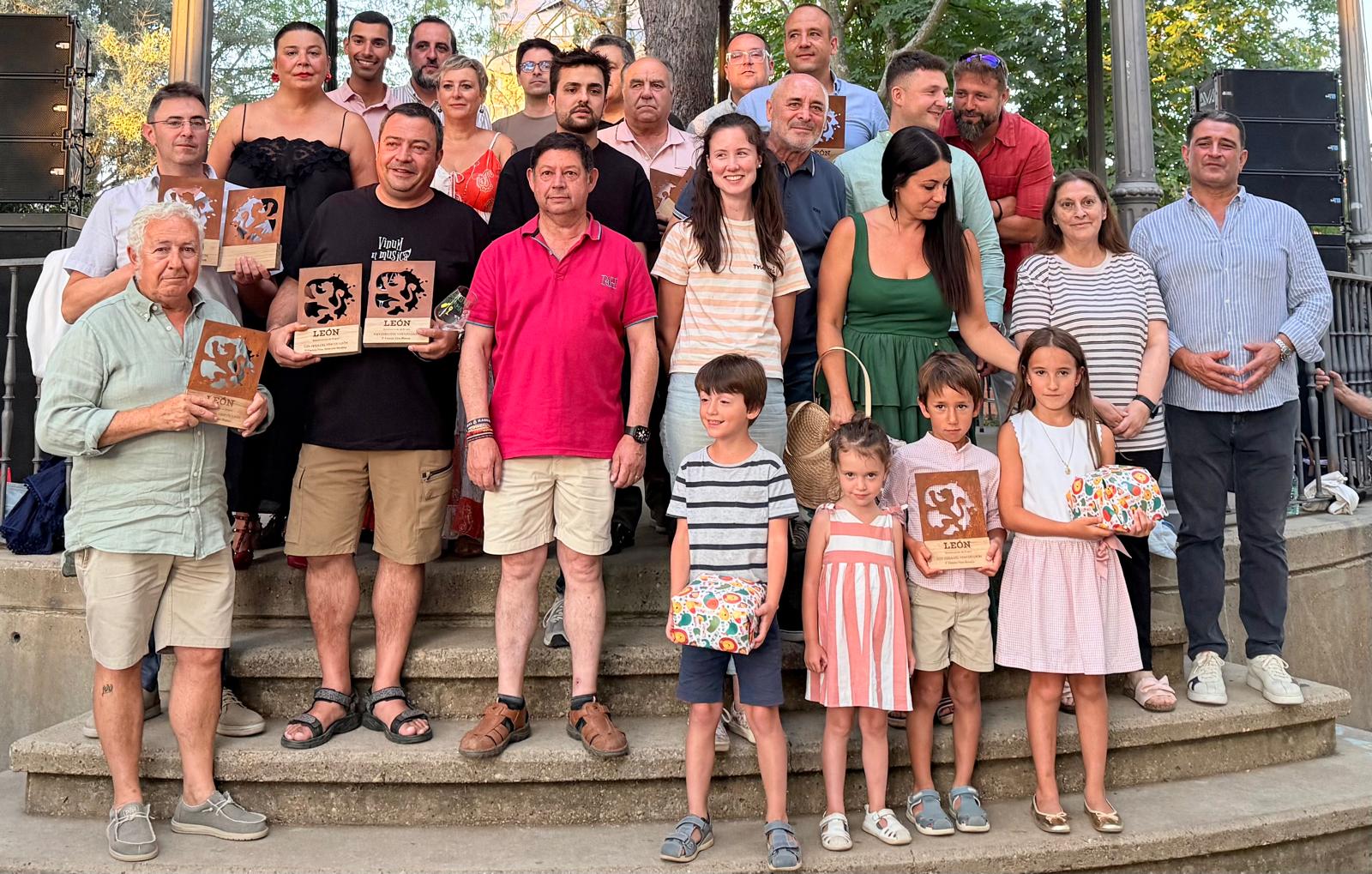 Entrega de premios del concurso de vinos de la Feria de la DO León. | L.N.C.